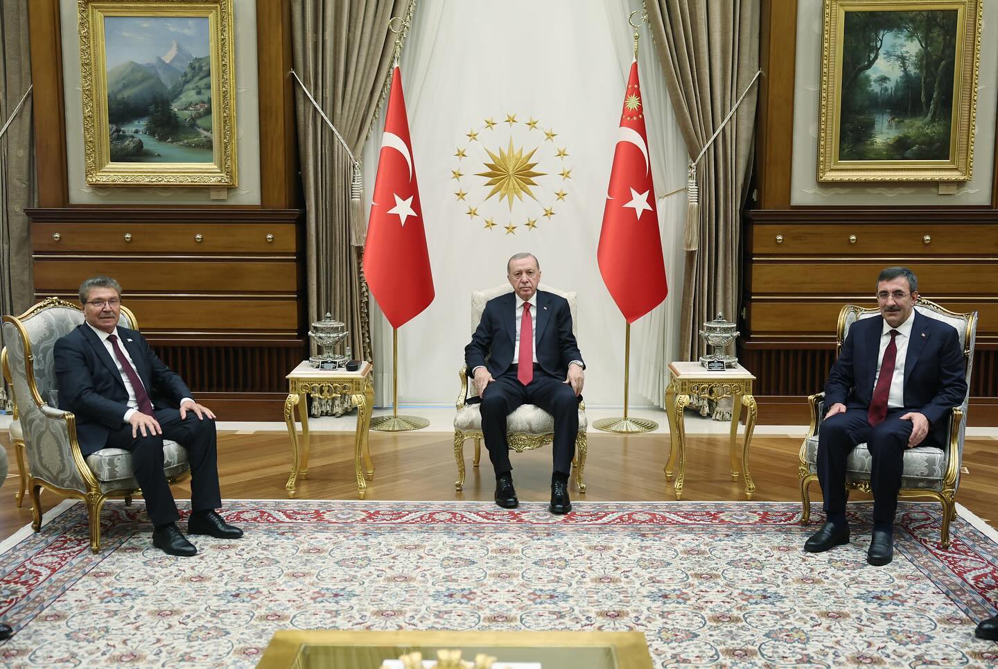 Cumhurbaşkanımız Recep Tayyip Erdoğan, Kuzey Kıbrıs Türk Cumhuriyeti Başbakanı Ü