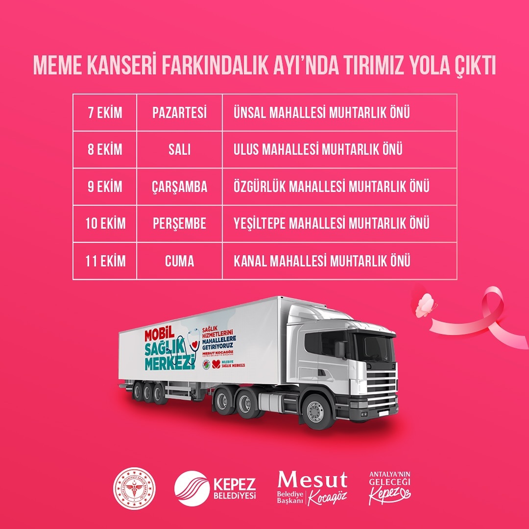 Kepez’in kadınları sağlıkta emin ellerde.