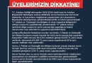 ÜYELERİMİZİN DİKKATİNE

Servis hizmeti alan ticari işletmeler ve kurumların dikk