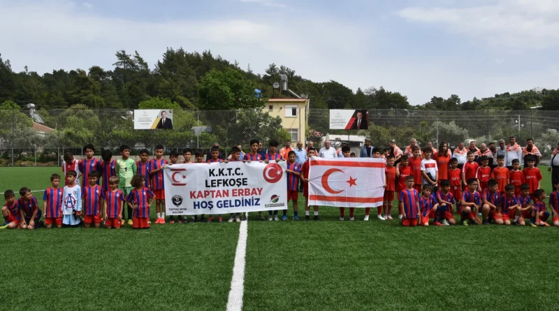 KKTC’li minikler Antalya Kumluca’da dostluk maçında