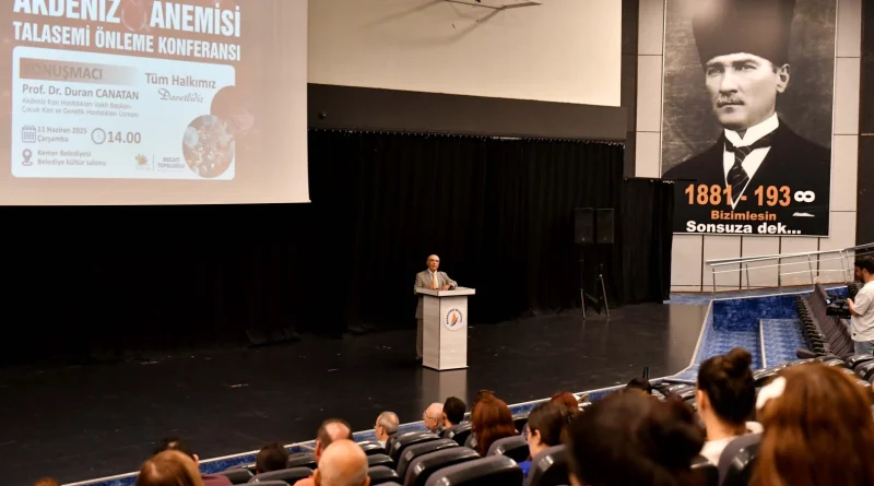 Antalya Muratpaşa’da ‘Akdeniz Anemisi’ farkındalığı