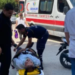 Kumluca’da küçük çocuğa motosiklet çarptı!