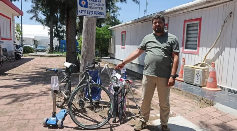 Antalya’da unutulan eşyalar sahiplerini bekliyor