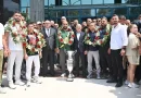 Antalya Kumluca’nın gururları törenle karşılandı
