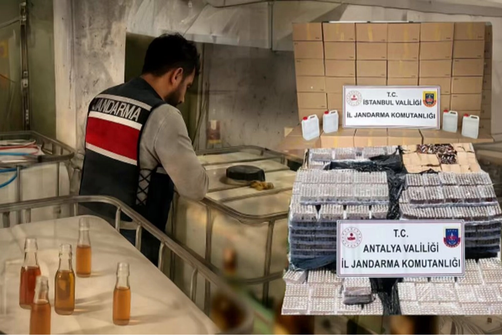 81 ilde sahte alkol operasyonu… 62 bin litre alkol ele geçirildi