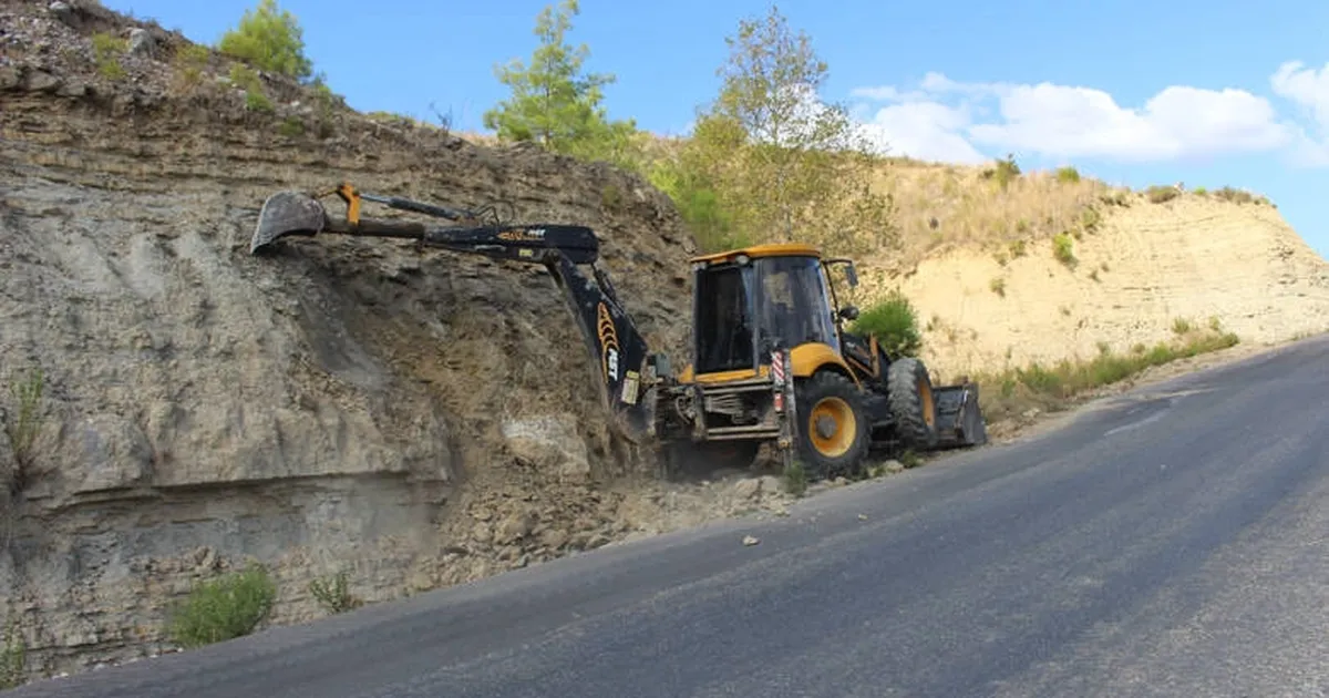 Antalya Manavgat yollarında kış mesaisi