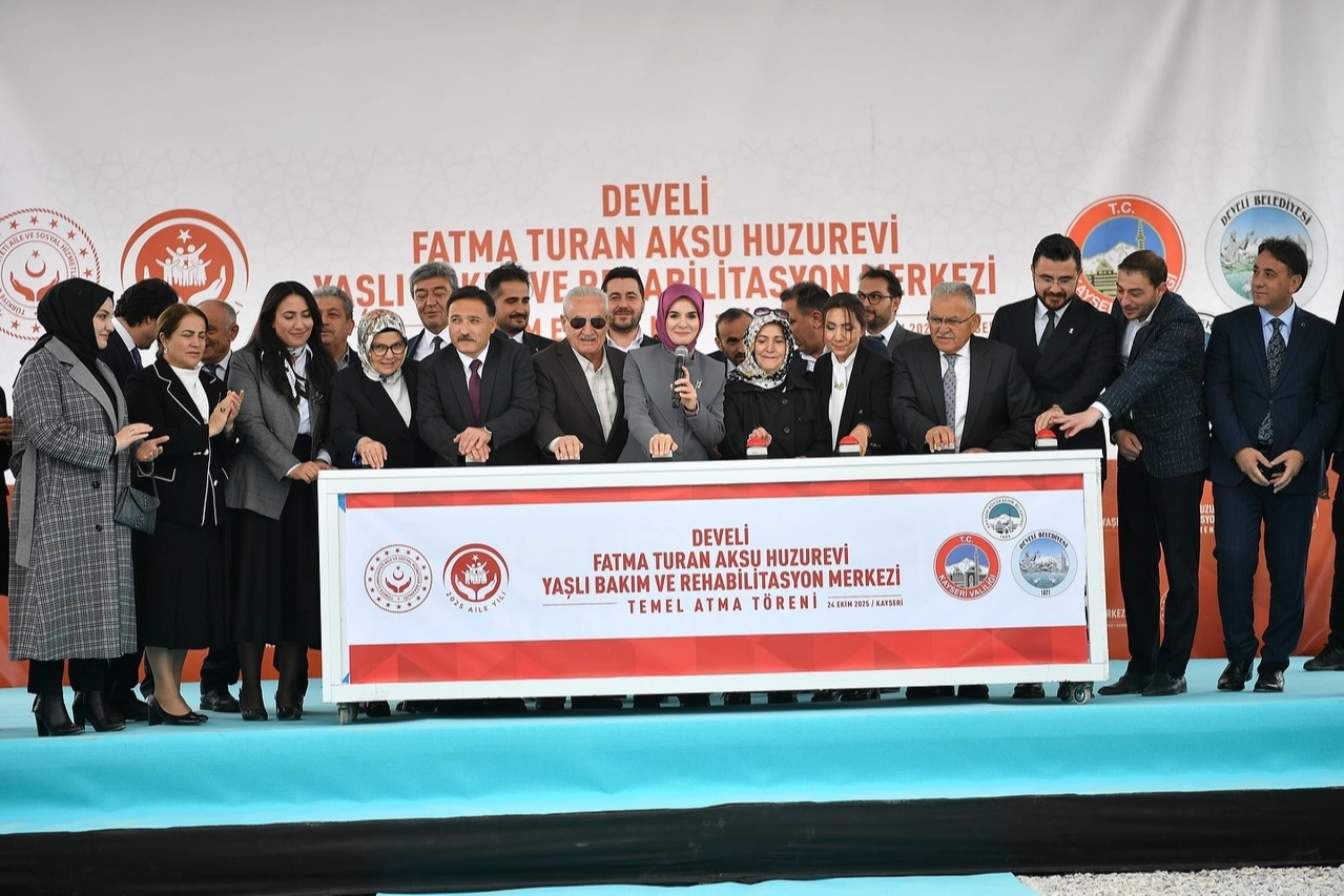 Fatma Turan Aksu Huzurevi Yaşlı Bakım ve Rehabilitasyon Merkezi’nde temel atıldı