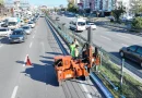 Antalya Gazi Bulvarı’nda otokorkuluk çalışması