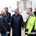 Antalya’da yoğun yağış sonrası Başkan Uysal Gebizli’de