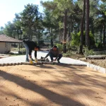 Antalya Manavgat’ta mezarlıklarda çalışma