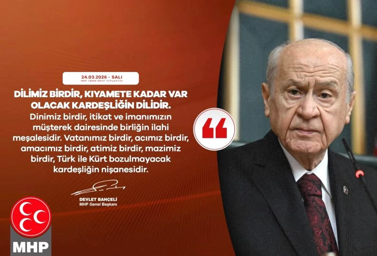 Bahçeli: Türk