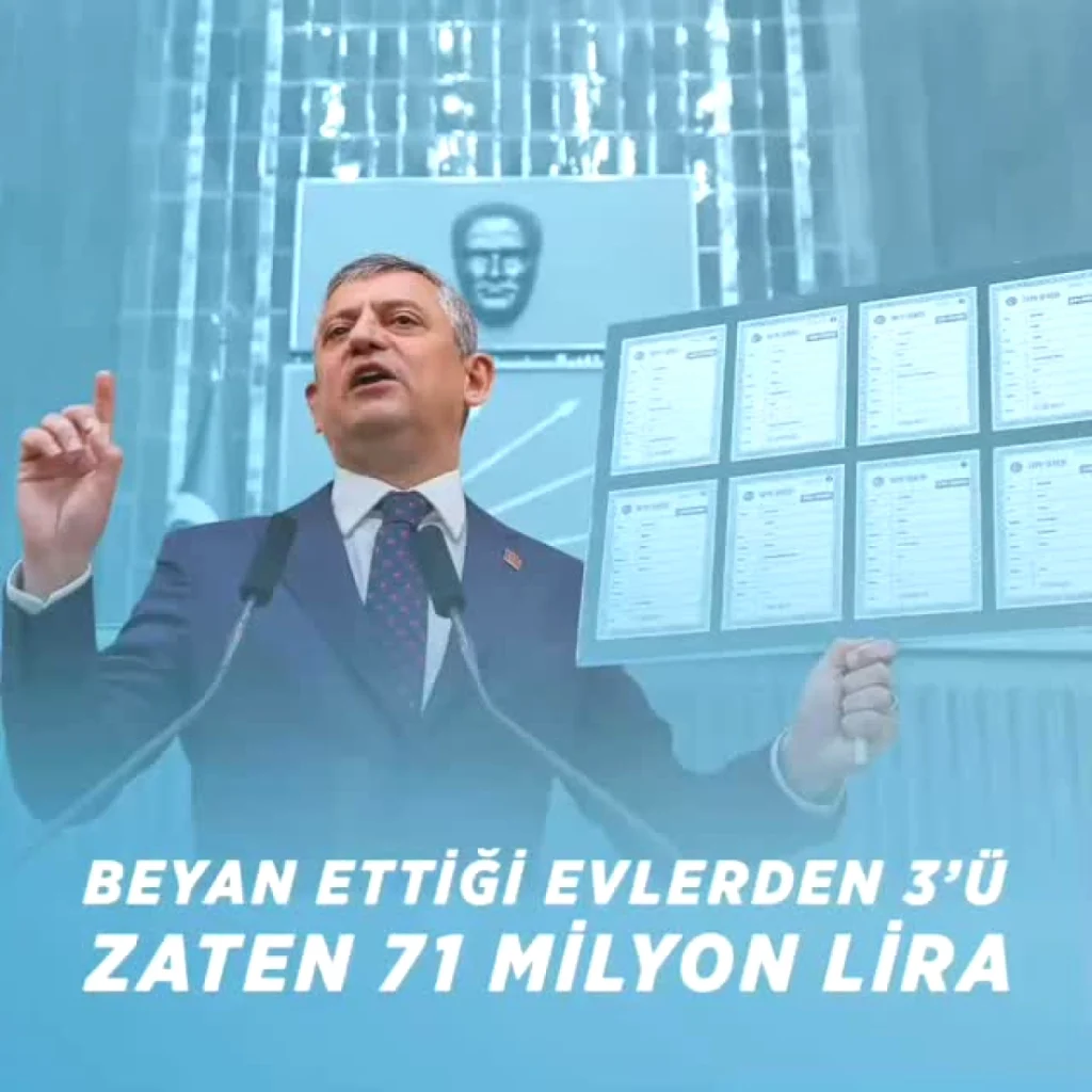 Özgür Özel'den Akın Gürlek'e Mal Varlığı Açıklama Çağrısı