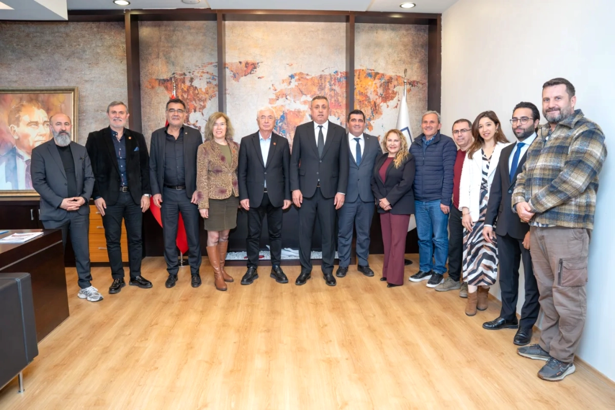 CHP Antalya İl Başkanlığından Makina Mühendisleri Odasına Ziyaret