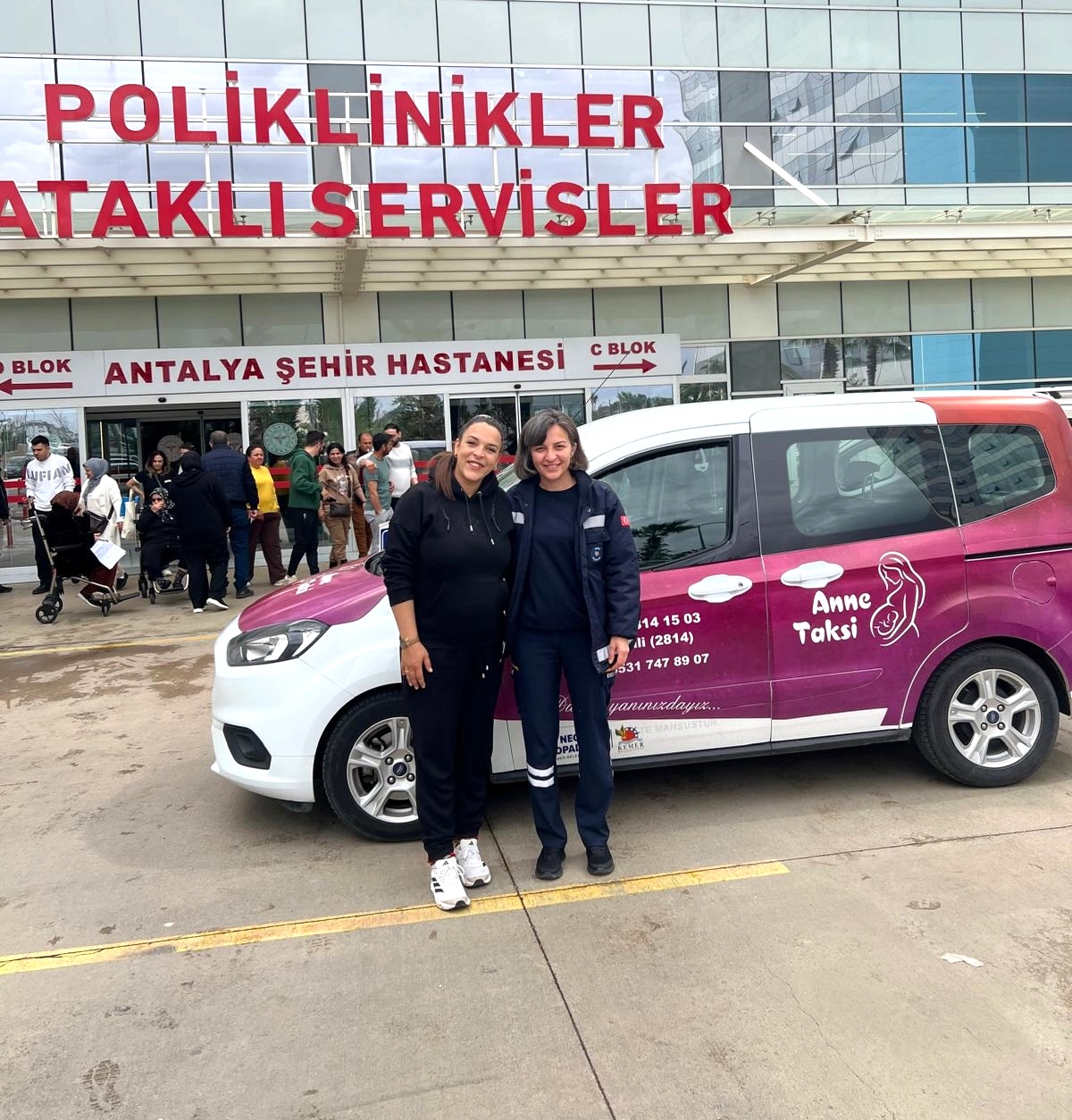 Kemer Belediyesinden Anne Adaylarına Ücretsiz Taksi Hizmeti Başladı
