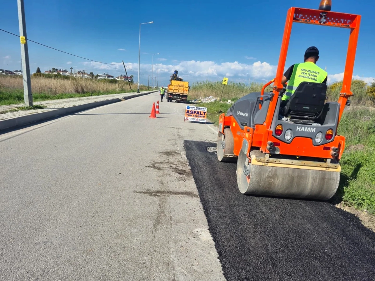 Aksuda Mahalle Yollarına Güvenlik ve Konfor Yeniliği