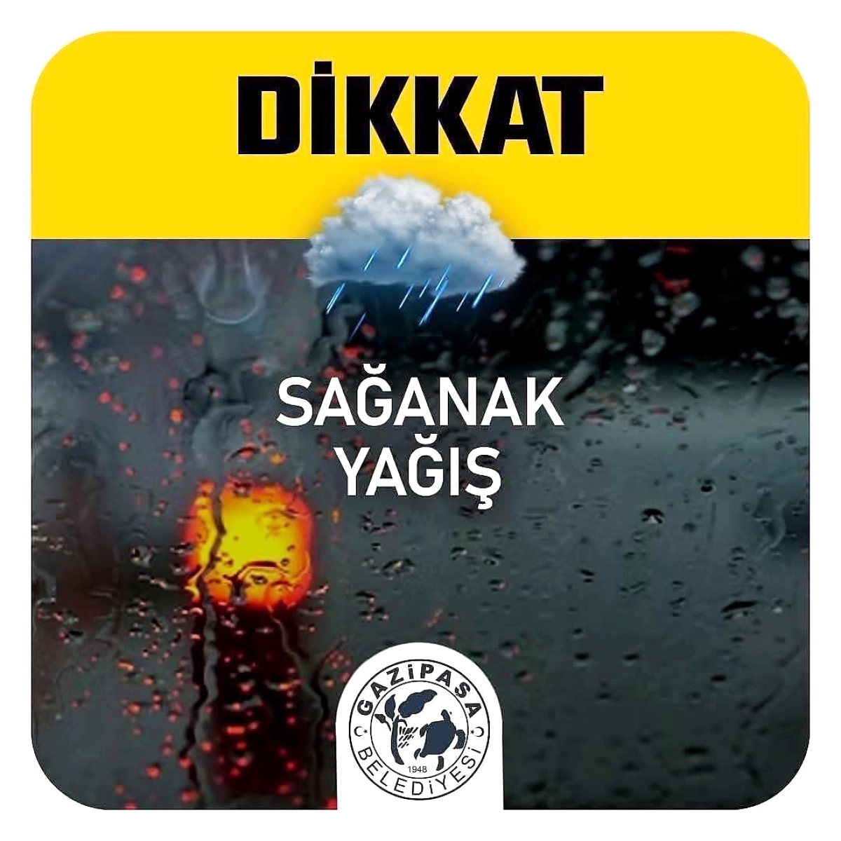 Antalyada Kuvvetli Sağanak Uyarısı: Önlemler Alınmalı!