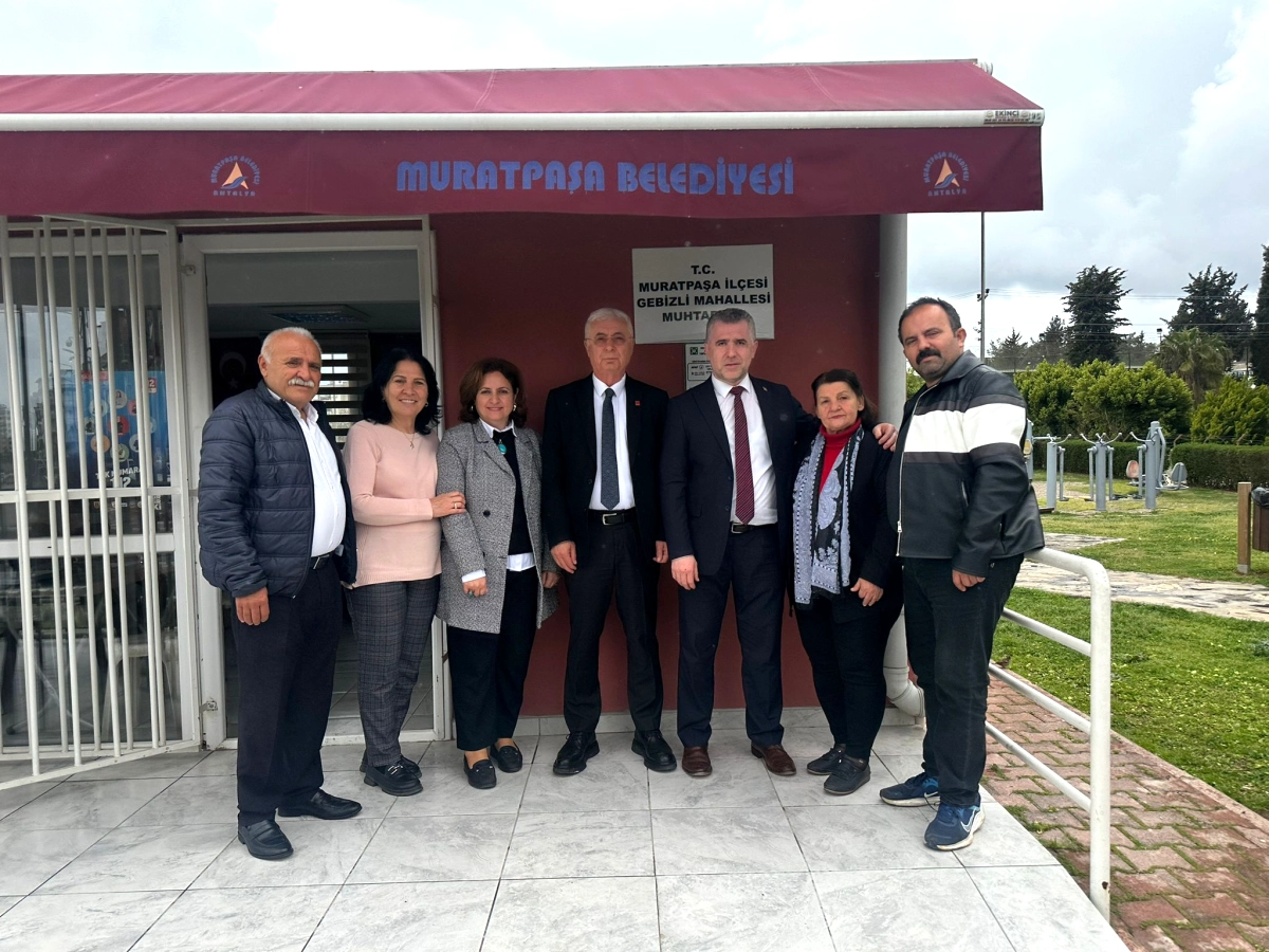 CHP Antalya İl Başkanı Nail Kamacı, Gebizli’de 6 Mahalle Muhtarıyla Bir Araya Geldi