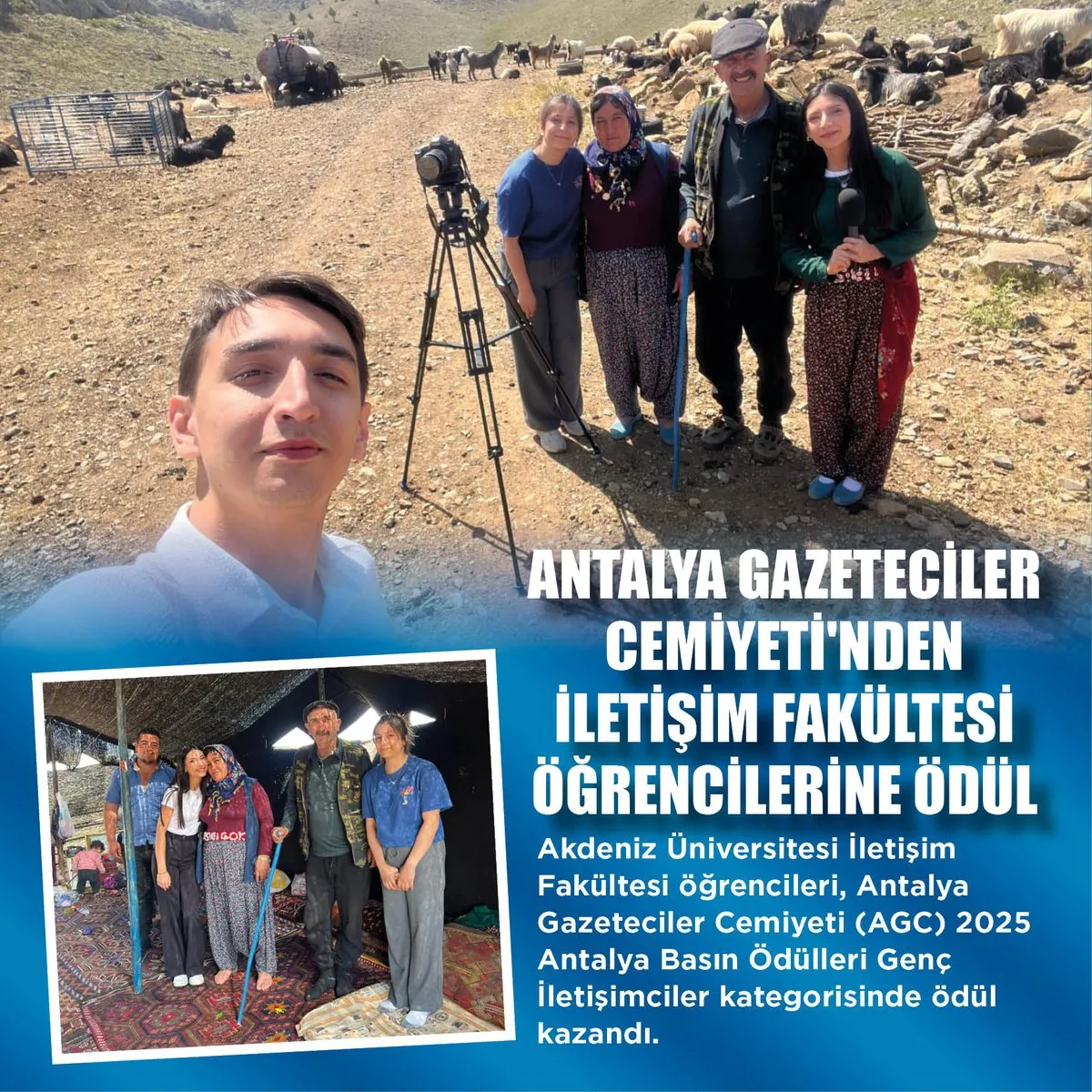 Akdeniz Üniversitesi Öğrencileri Basın Ödülüyle Gururlandırdı