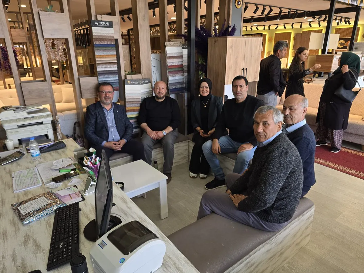 Aksu’da AK Parti Teşkilatı Üyeleri Ziyaret Etti