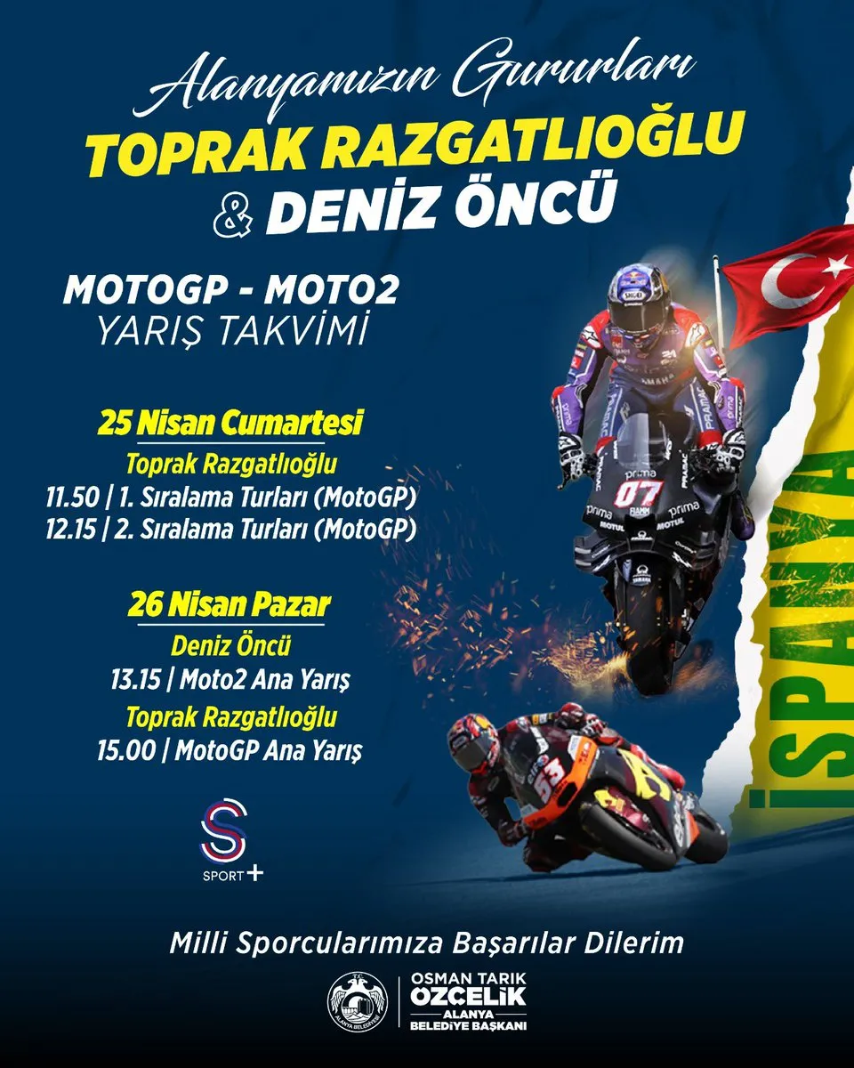 Alanyalı Sporcular MotoGP ve Moto2’de Yarışacak