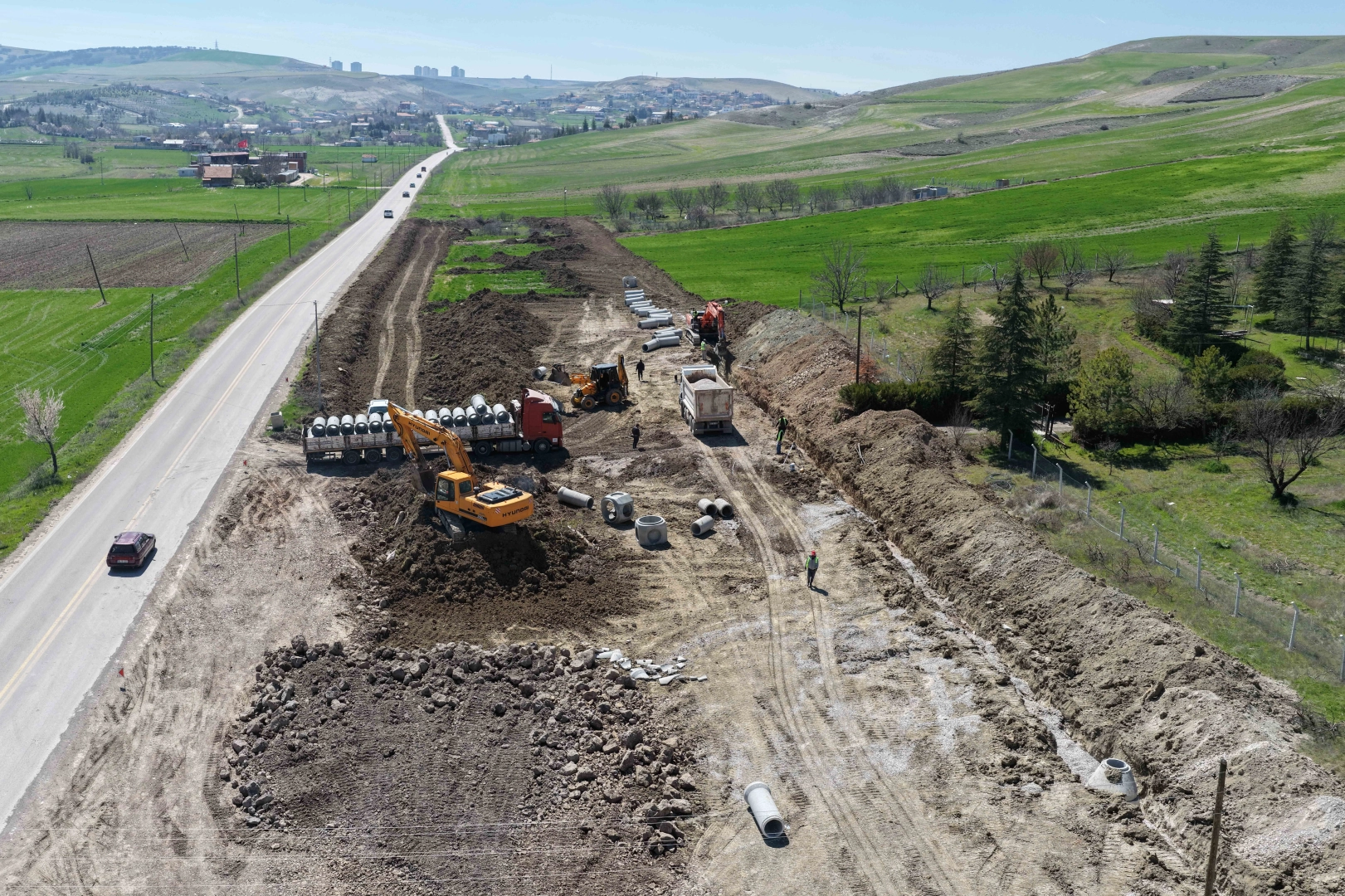 Ankara’da Trafik Devrimi: 6 Şeritli Yol Çalışması Başladı