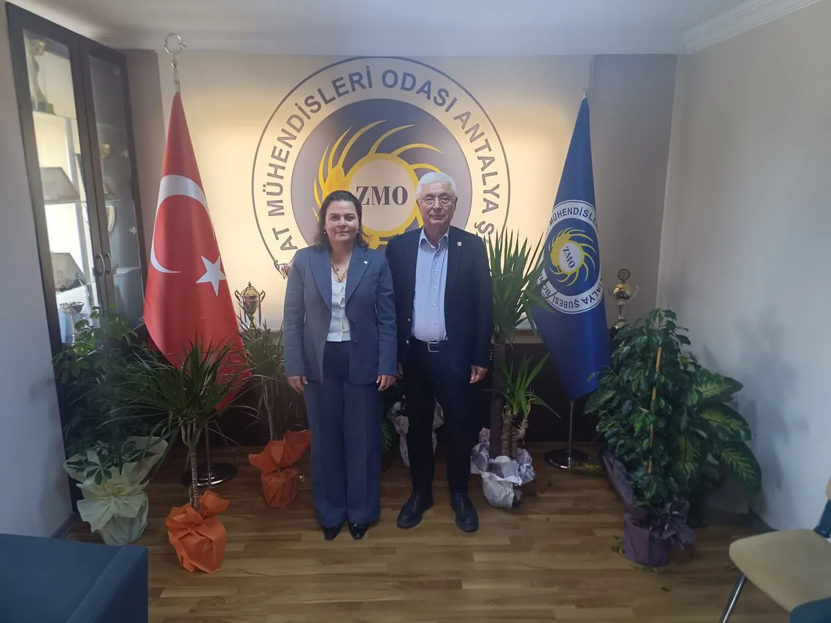 Antalya CHP İl Başkanı Kamacı, Ziraat Mühendisleri Odası’na Hayırlı Olsun Ziyareti