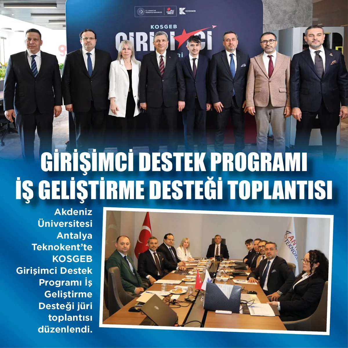 Antalya Teknokent’te KOSGEB Jüri Toplantısı Düzenlendi