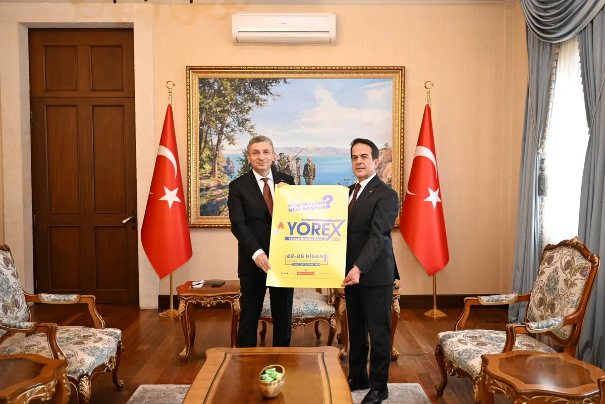 Antalya Valisi Şahin, YÖREX Fuarı İçin ATB Başkanı Çandır’ı Ağırladı