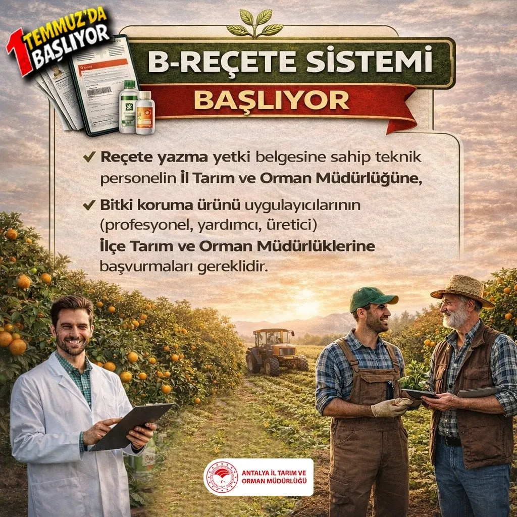 Antalya’da B Reçete Sistemi 1 Temmuz’da Başlıyor