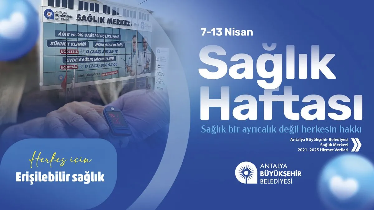 Antalya’da Sağlık Haftası: 41 Bin Vatandaşa Ücretsiz Sağlık Hizmeti