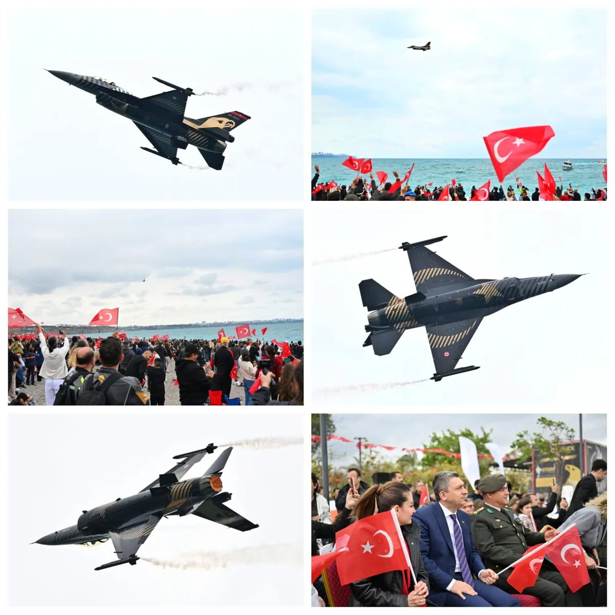 Antalya’da SOLOTÜRK Gösterisiyle 23 Nisan Coşkusu