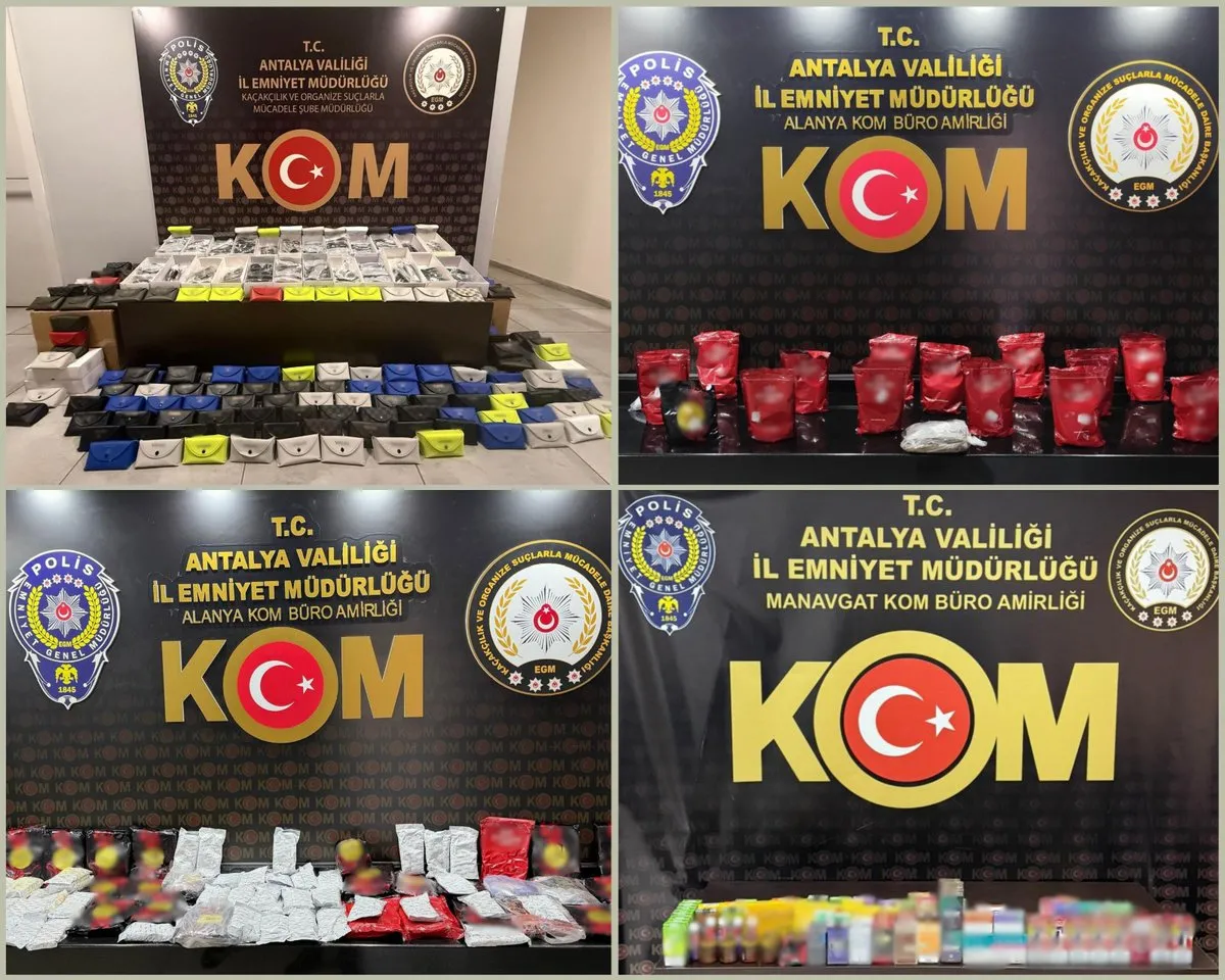 Antalya’da Suç Ağlarına Darbe: Son 1 Haftada 22 Şüpheliye İşlem