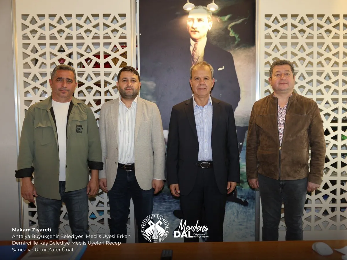 Döşemealtı Belediyesi’nden Kaş Belediye Meclis Üyelerine Ziyaret
