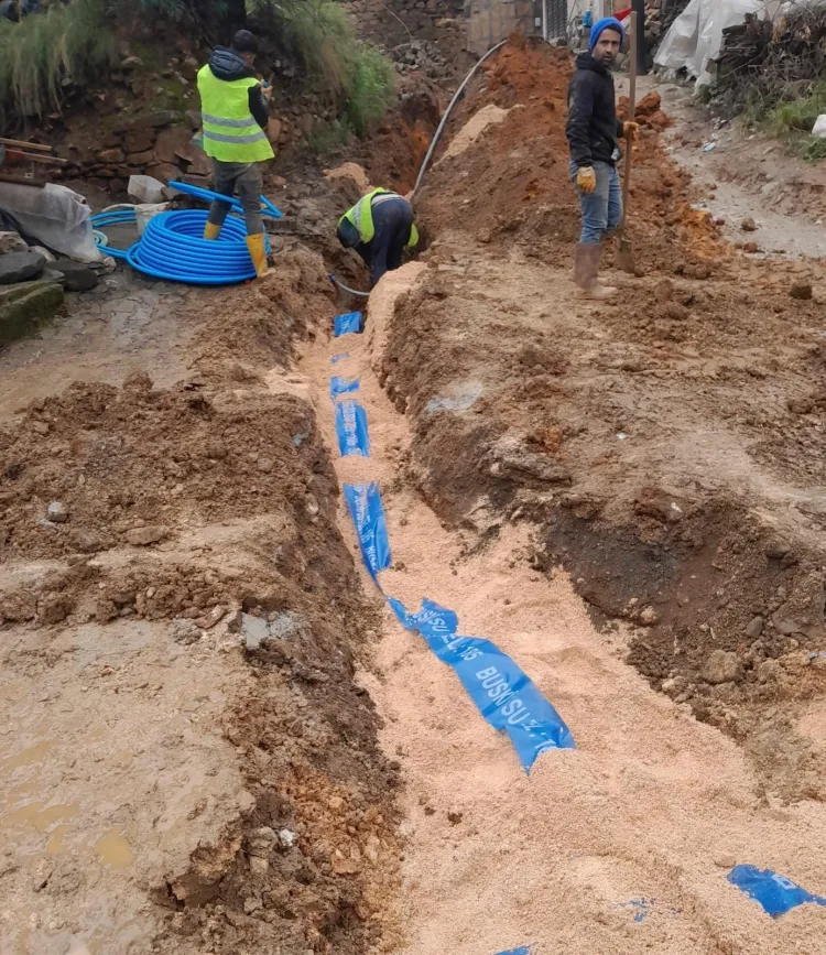 İznik Müşküle’de 30 Yıllık Altyapı Sorunu Çözülüyor: 4.800 Metre Hat Yenileniyor