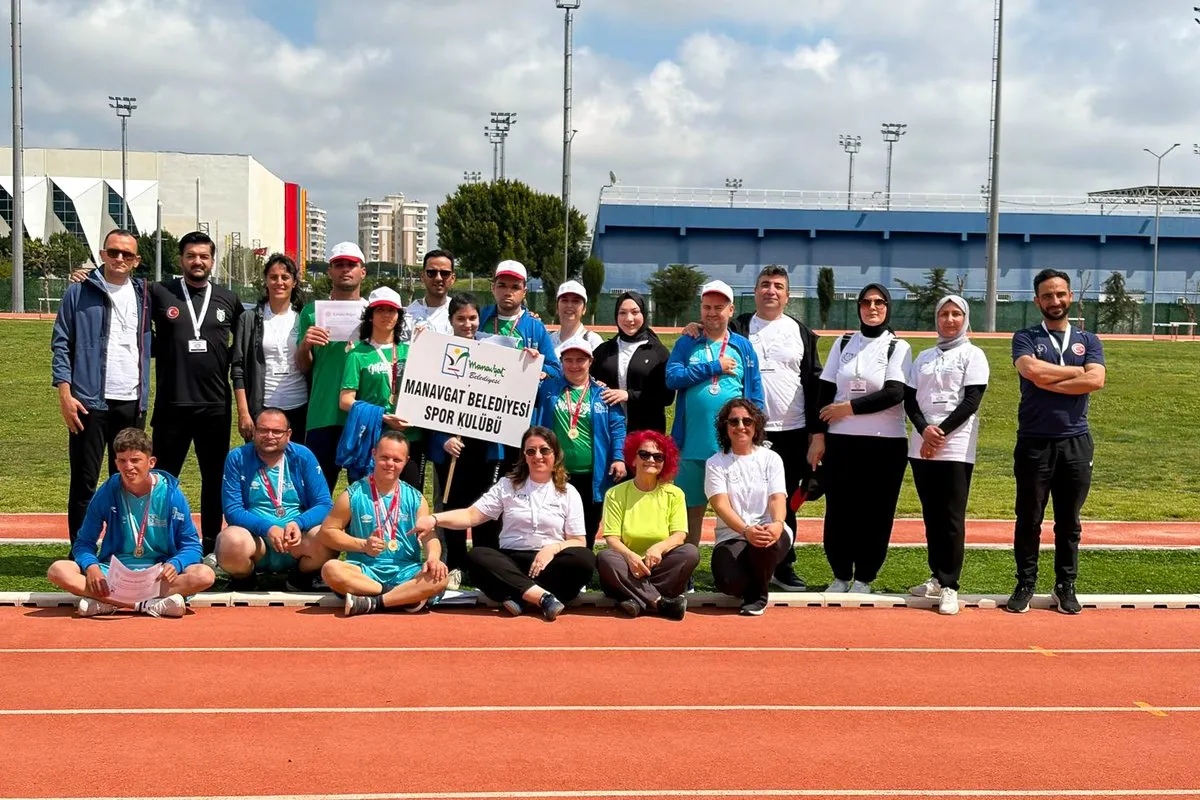 Manavgat Engelsiz Sporcuları Atletizm’de Önemli Dereceler Elde Etti