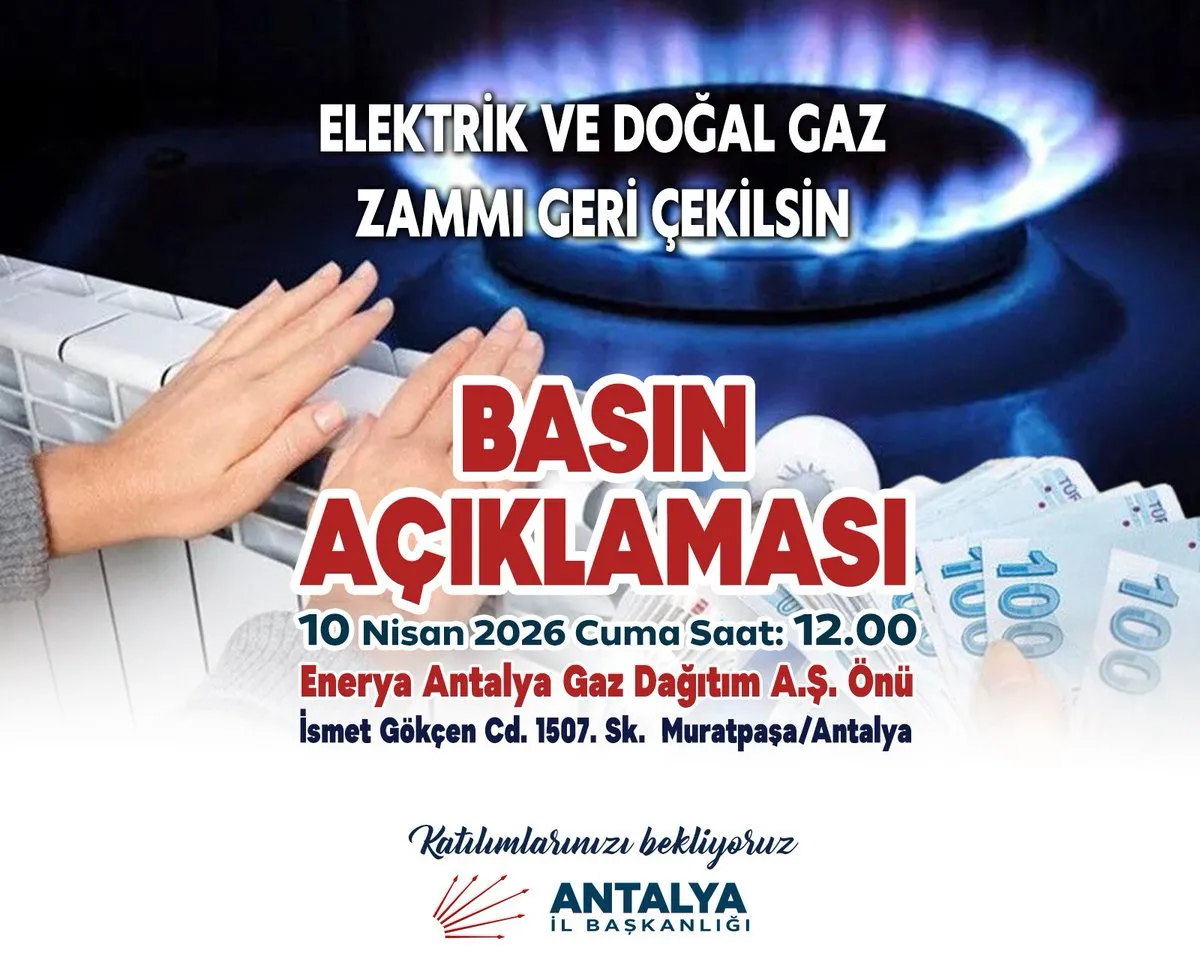 Nail Kamacı’dan Enerji Zamlarına Karşı Basın Açıklaması