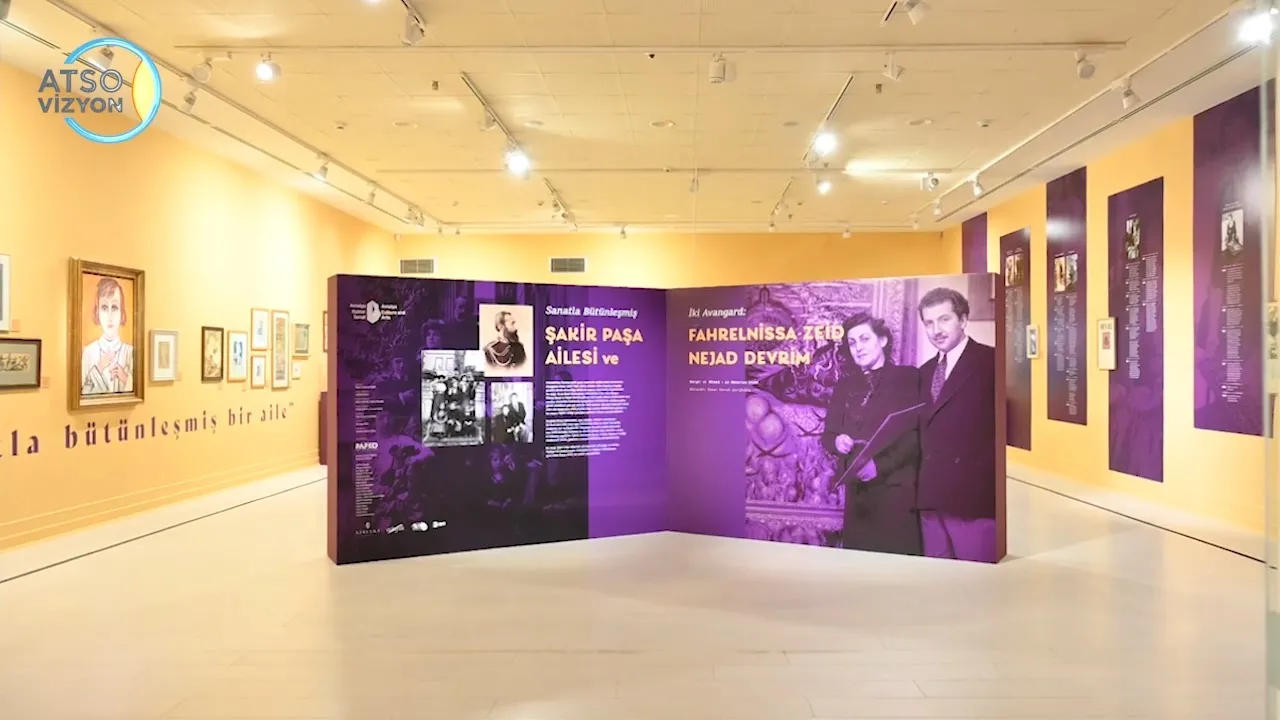 Şakirpaşa Ailesi’nin Sanat Mirası Antalya’da Sergileniyor