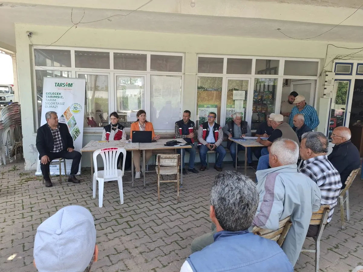 Serik’te Üreticilere Tarım Sigortası Şart! TARSİM Uzmanları Anlattı