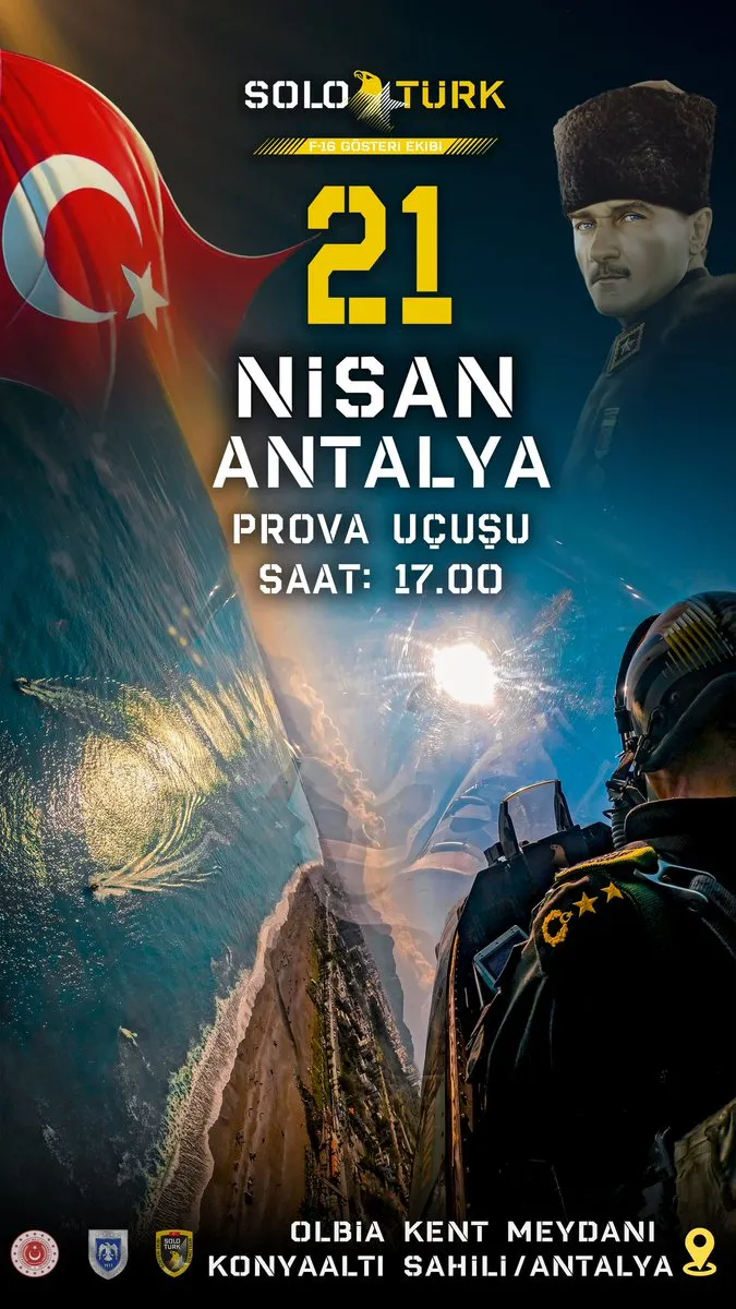 SoloTürk Yarın Antalya’da: Konyaaltı’nda Nefes Kesen Gösteri