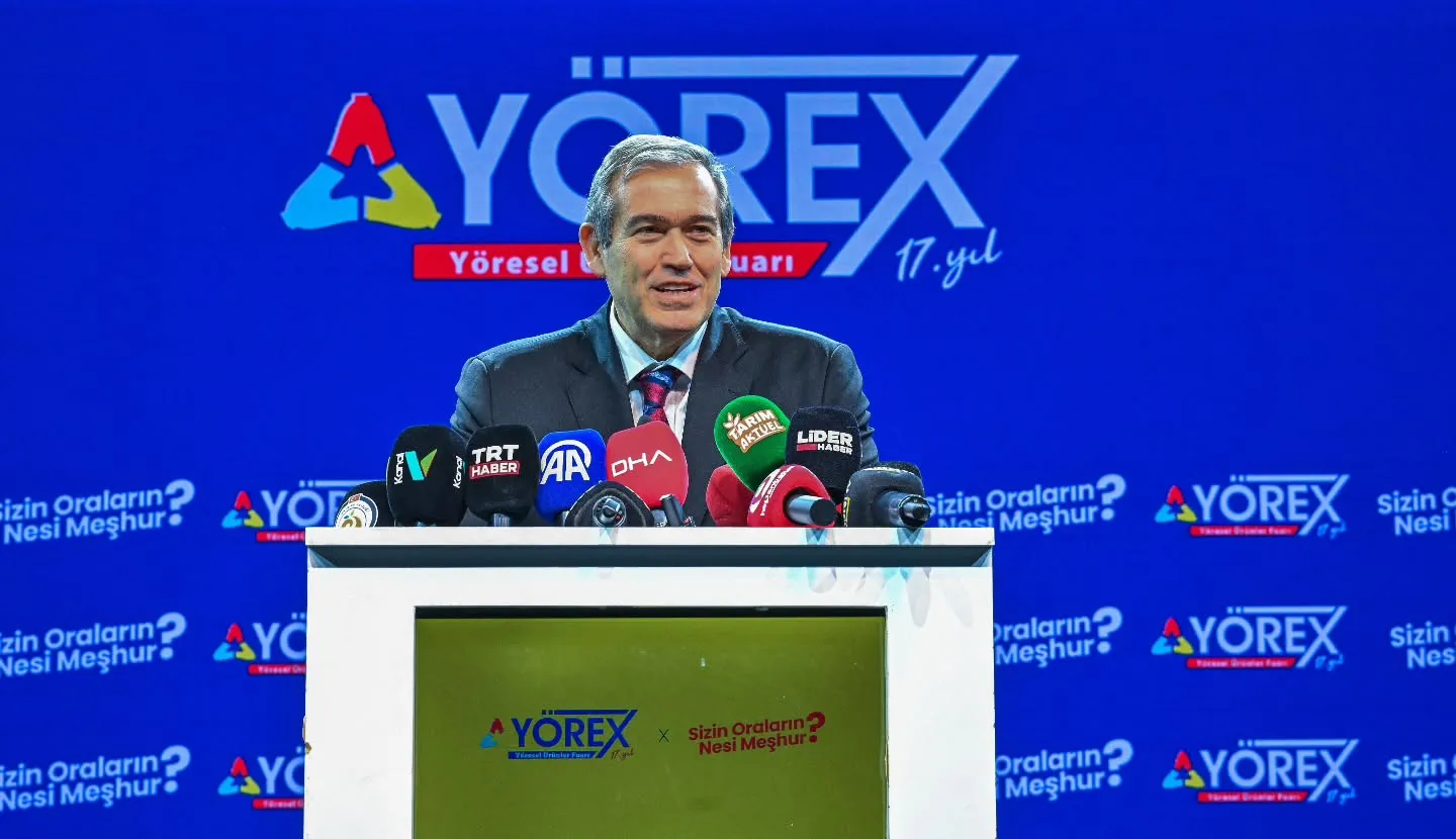 YÖREX Fuarı Antalya’da Açıldı: Coğrafi İşaretli Ürünler Sahneye Çıktı
