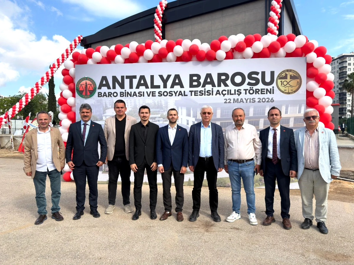 Antalya Barosu’nun Yeni Baro Binası ve Sosyal Tesisi Açıldı
