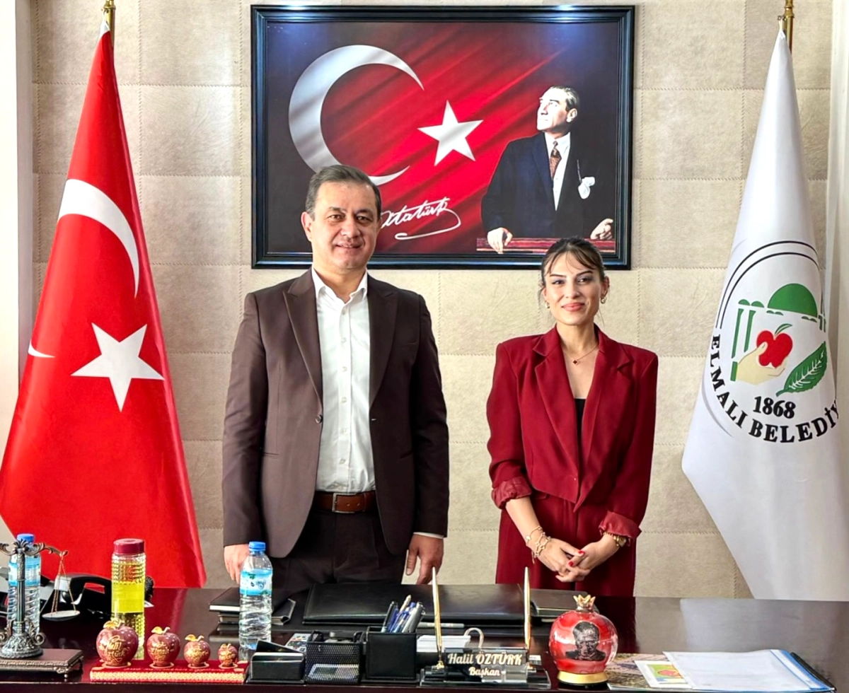 Elmalı Belediyesi Korkuteli Birim Müdürü Derya Demir’i Ağırladı