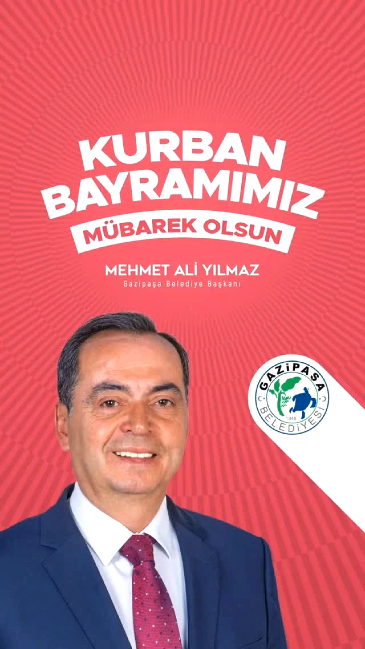 Gazipaşa Belediyesi’nden Kurban Bayramı Mesajı