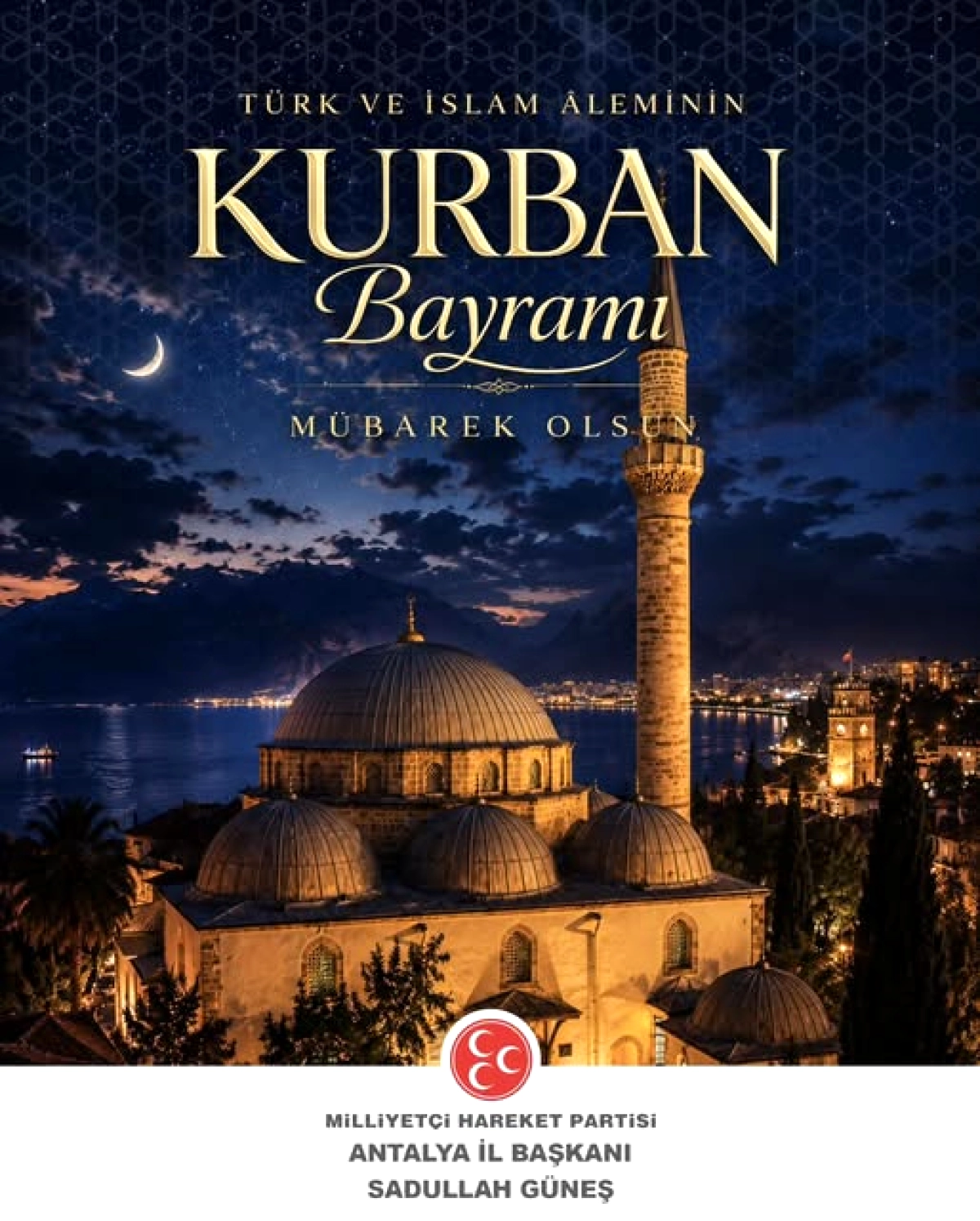 MHP Antalya’dan Kurban Bayramı Kutlaması