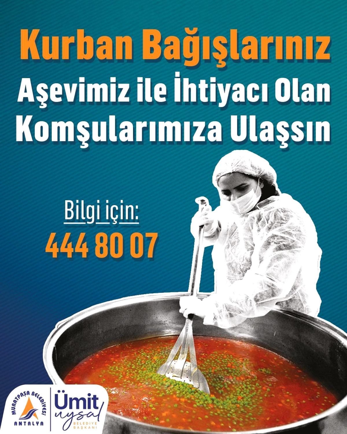 Muratpaşa’dan Kurban Bağışı Çağrısı: İhtiyaç Sahibi Komşulara Katkı