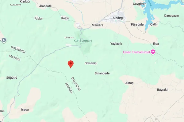 Balıkesir Sındırgı’da 4.1 Büyüklüğünde Deprem