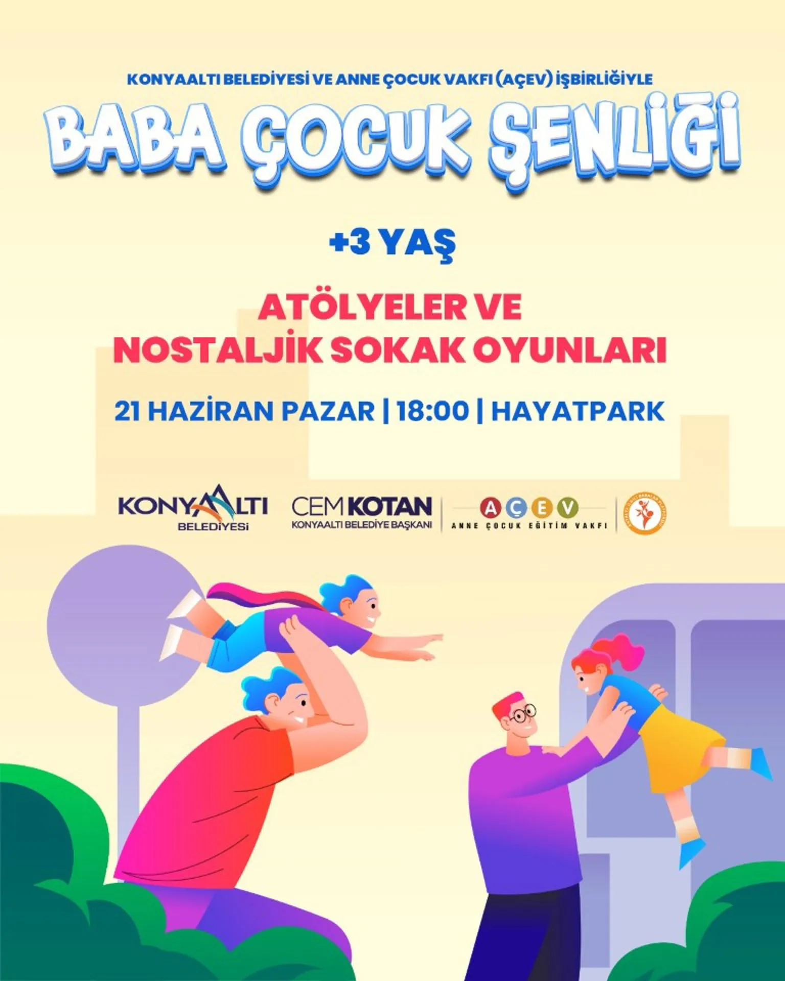 Konyaaltı Belediyesi’nden Babalar Günü’ne Özel Şenlik