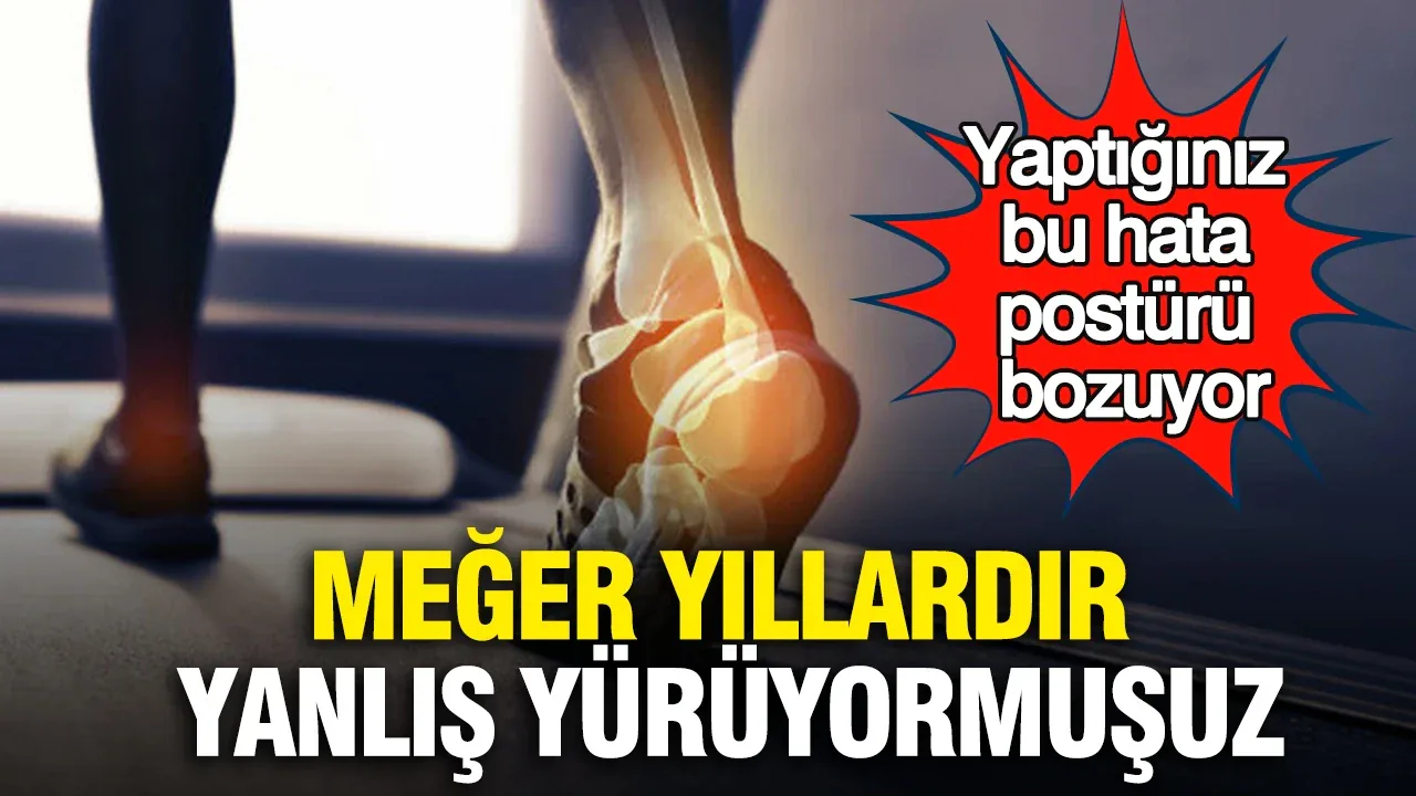 Yürüyüşteki kritik hata: Bel ağrısı ve duruş bozukluğuna yol açıyor