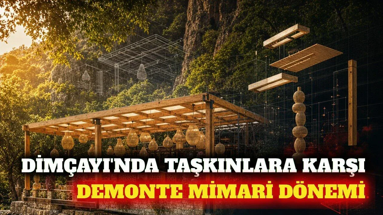 Alanya Dimçayı’nda Yeni Dönem: Taşkın Riskine Karşı Demonte Mimari
