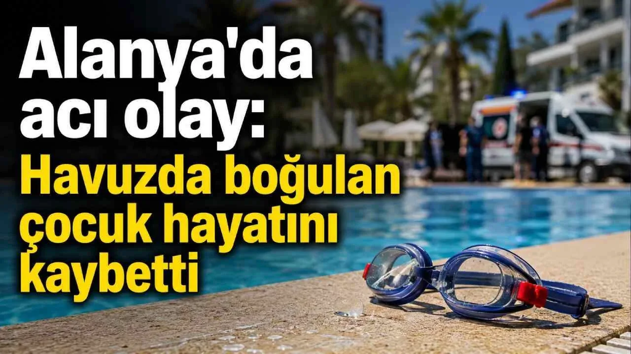 Alanya’da Otel Havuzunda Facia: 8 Yaşındaki Çocuk Kurtarılamadı